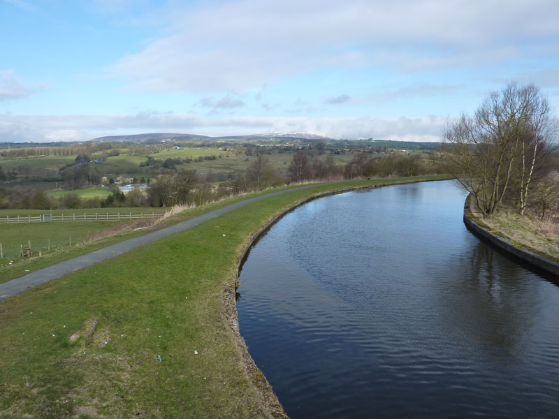 Canal and Pendle Hill
